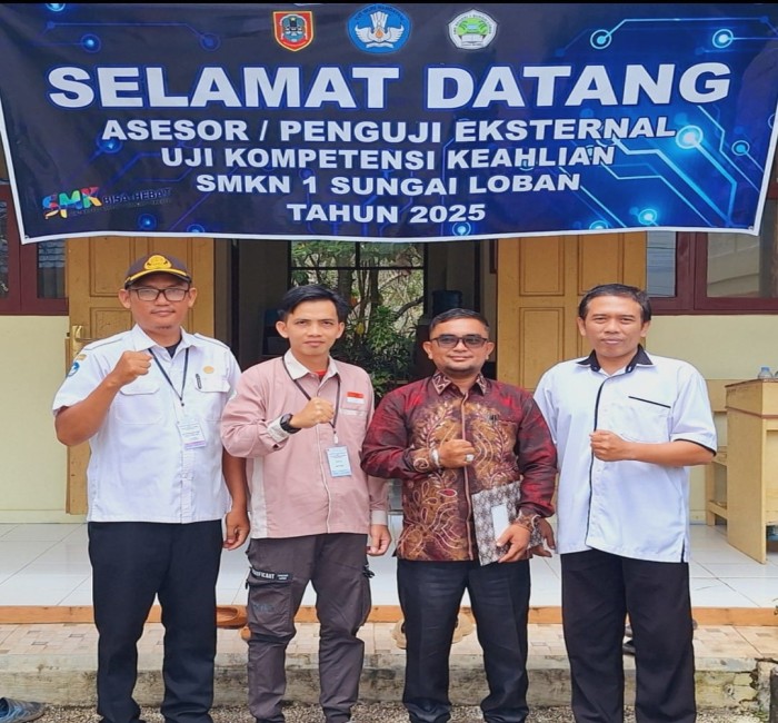 Uji Kompetensi Keahlian (UKK) di SMKN 1 Sungai Loban Tahun 2025